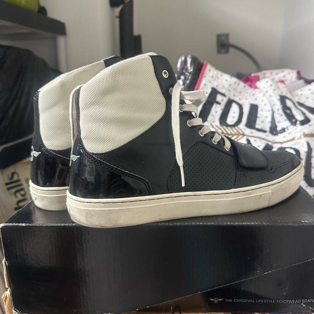 Creative recreation Black and White High-Top Sneakers size 11.5